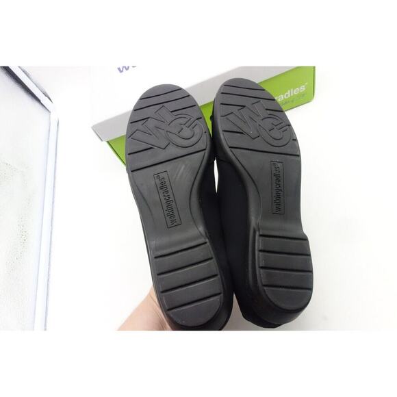 NEW Walking Cradles Fall Black Stretch Ballet Flats Women's 7 Narrow - Picture 8 of 8